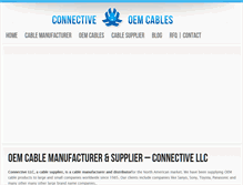 Tablet Screenshot of oemcable-connective.com